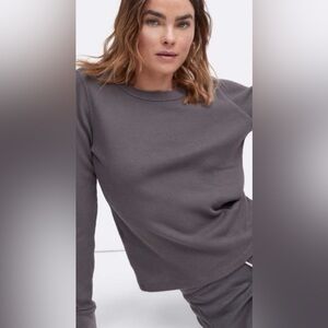 Mate the Label Charcoal Waffle Tee